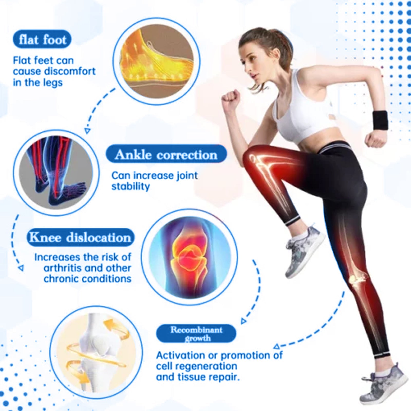 Soft &amp; Healthy Height-Boosting Insoles, Promote Non-Slip And Wear Resistant Arch Support Foot Posture Correction Body Care Breathable Insoles