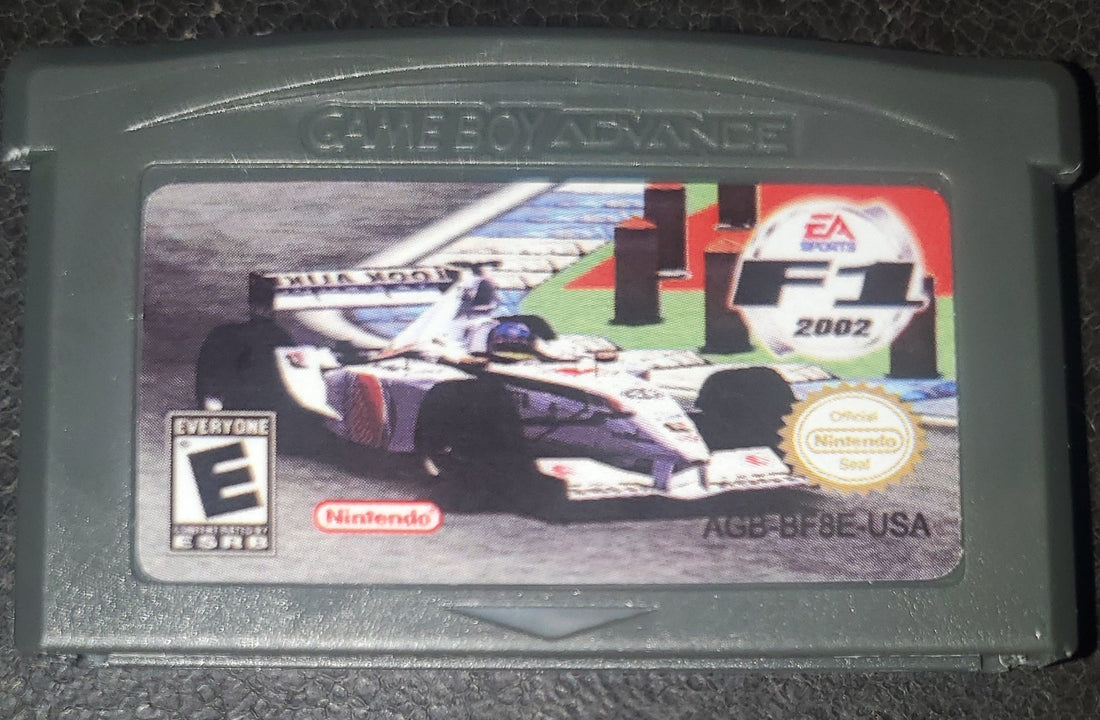 F1 2002 GBA Video Game Cartridge Nintendo Game Boy Advance