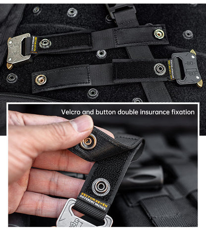 Func. tool rope, equip. tools, phone anti-loss hooks, bag &amp; pant dec. ropes