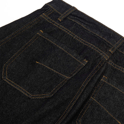 American High Street Design Denim Wide Leg Long Pants Men&