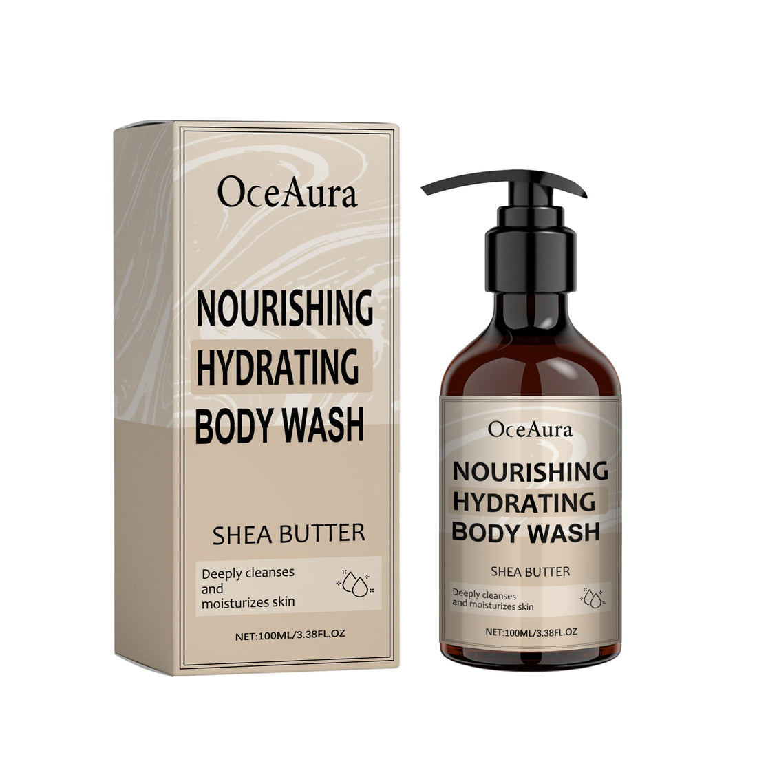Nourishing Hydrating Body Wash, Body Skin Firming Clean Warm Shine Bright Tender Bath Dew