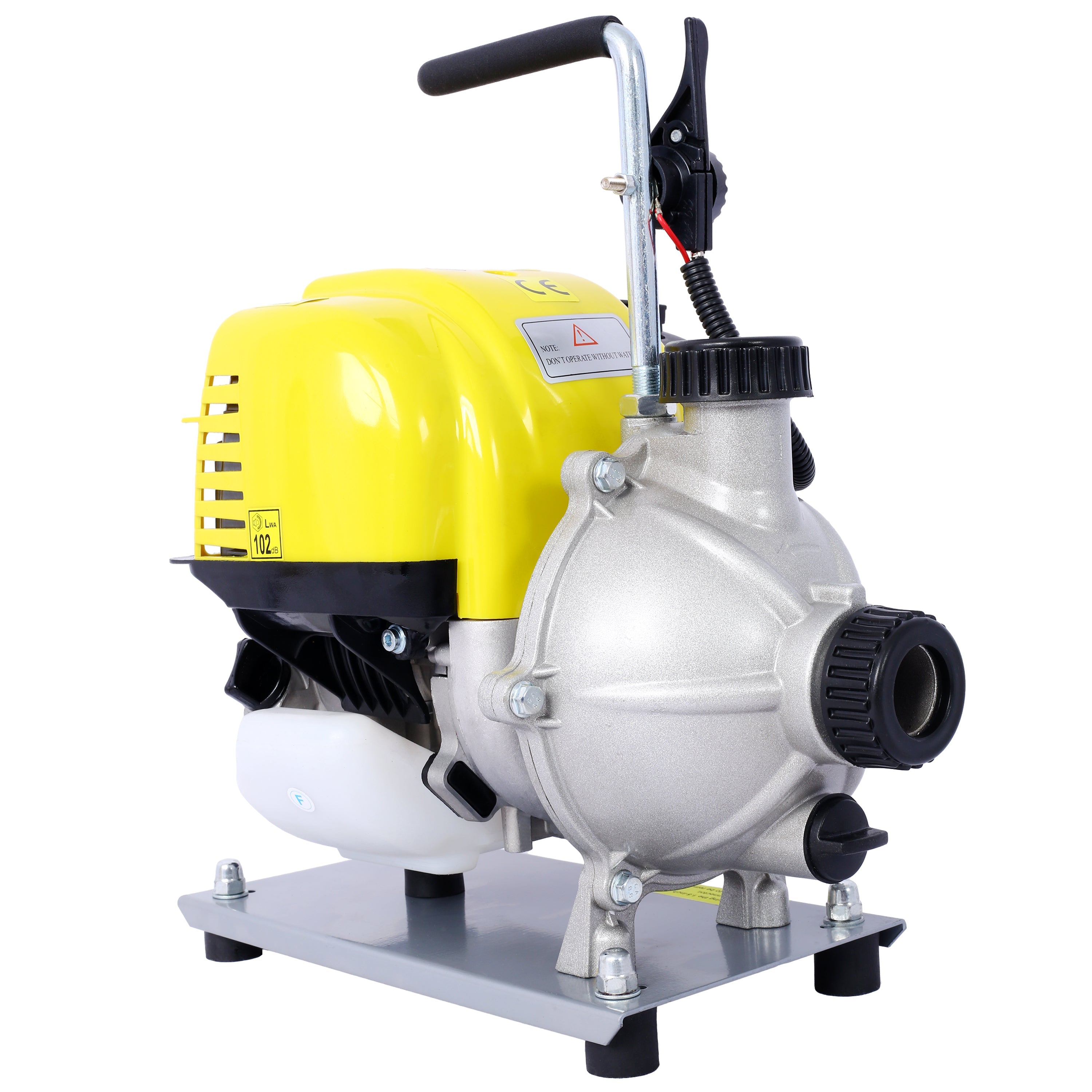 38CC four stroke gasoline water pump 1.5 "portable gas power delivery pump 8500r/min 10FT x 1" suction 1.5 "flat hose
