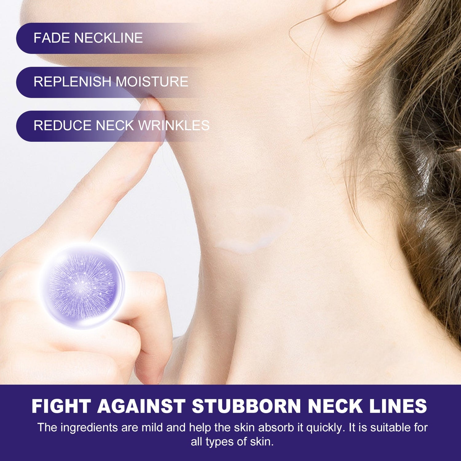 Neck Cream, Neck Skin Firming Deep Moisturizing Cream For Subtle Neck Lines