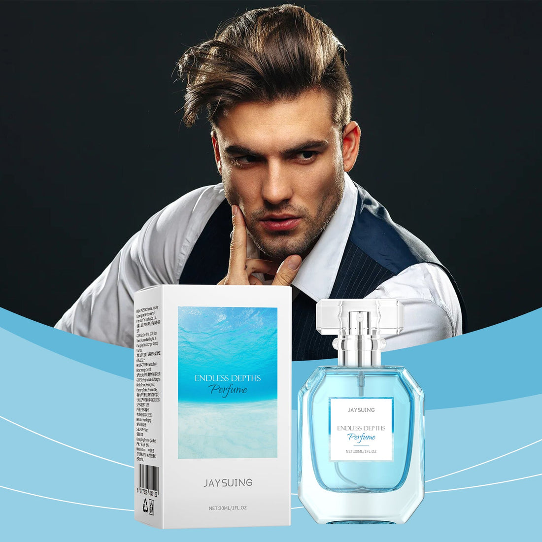Endless Depths Perfume, Fresh Charm Light Elegant Charm Fragrance Lasting Perfume For Dating Atmosphere