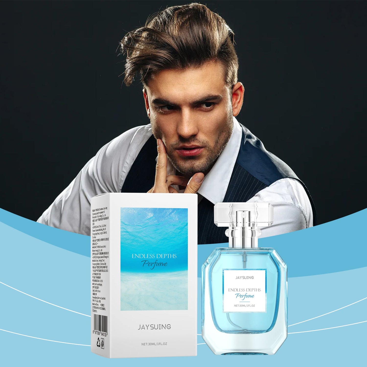 Endless Depths Perfume, Fresh Charm Light Elegant Charm Fragrance Lasting Perfume For Dating Atmosphere