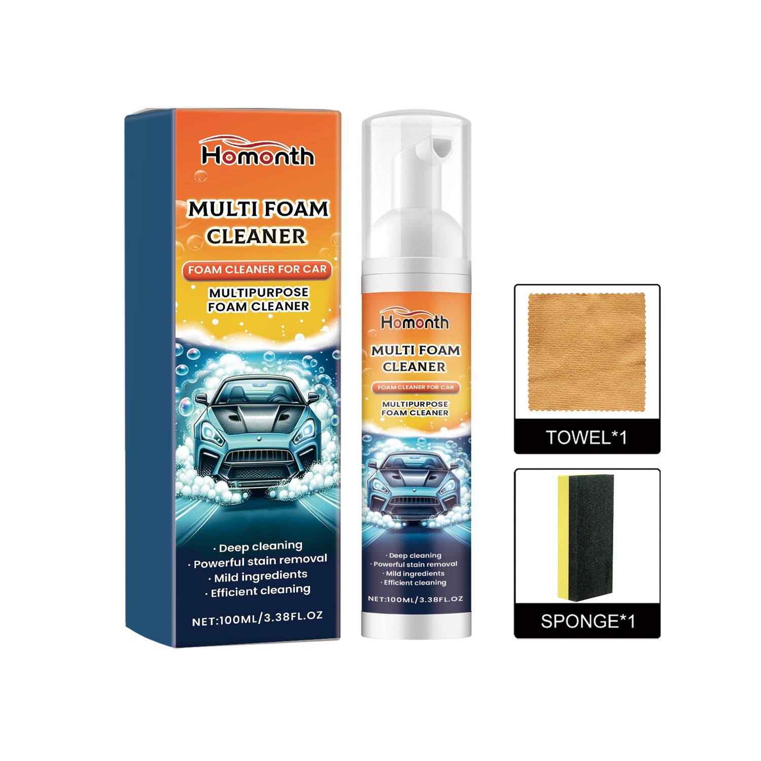 Car Seat Fabric Foam Cleaner