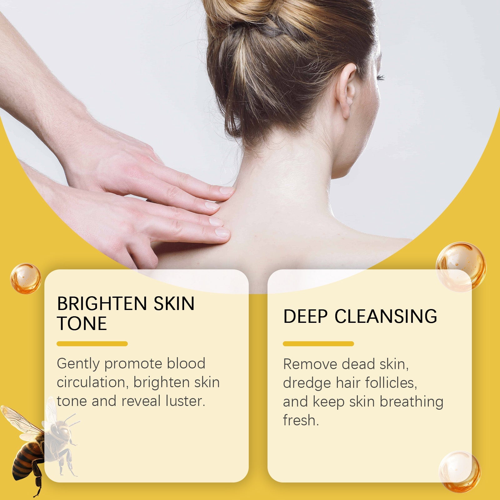 Oceaura Bee Venom Soap For Deep Body Cleansing, Moisturizing, Brightening And Improving Skin And Bathing Body Soap