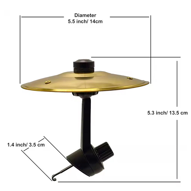 1/2pcs Car Collision Cymbals &amp; Ventilated Drums, Decorative Instruments