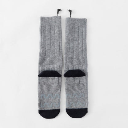 Heating socks, warm electric socks, USB charging long tube skiing socks, men&
