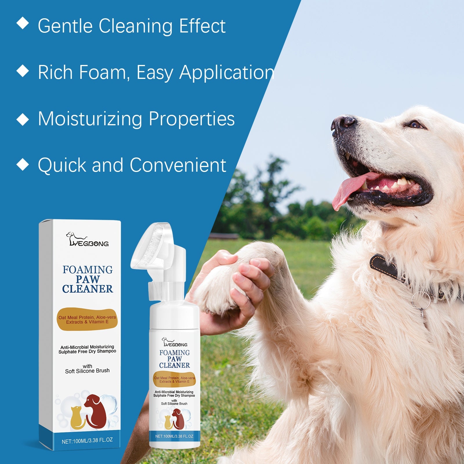 Pet Paw Foam Cleaner