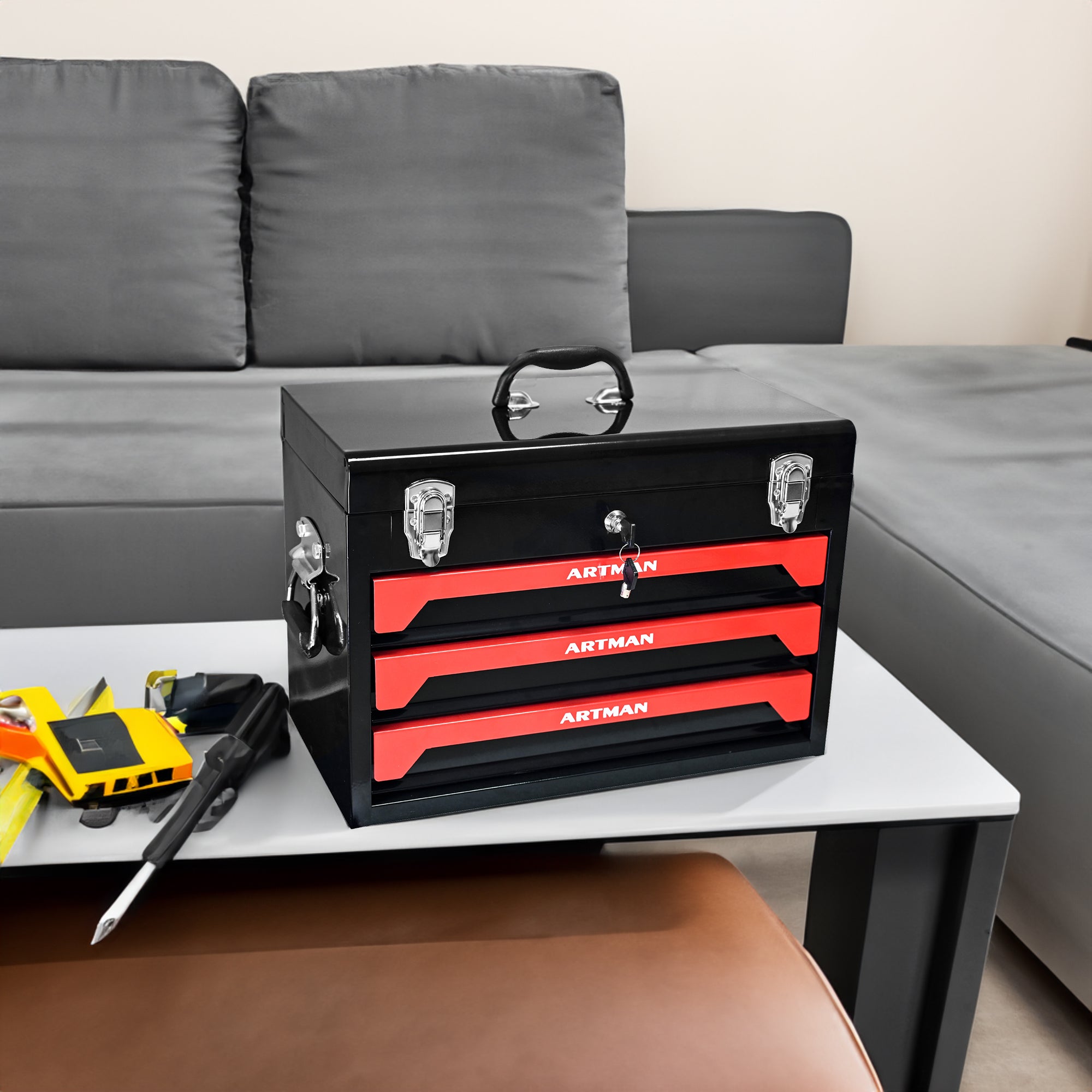 3 Drawers Tool Box