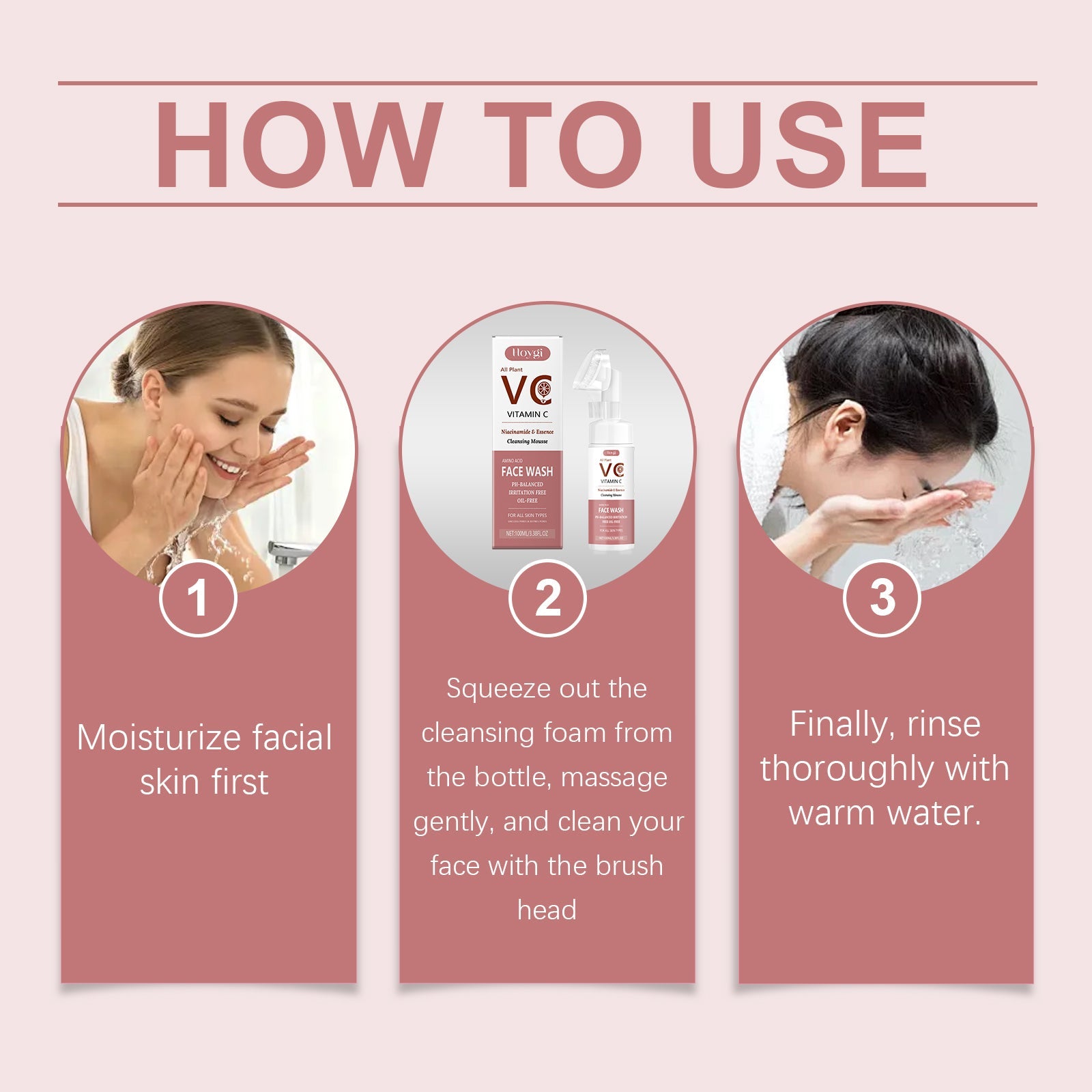 Vitamin C Foam Face Cleanser