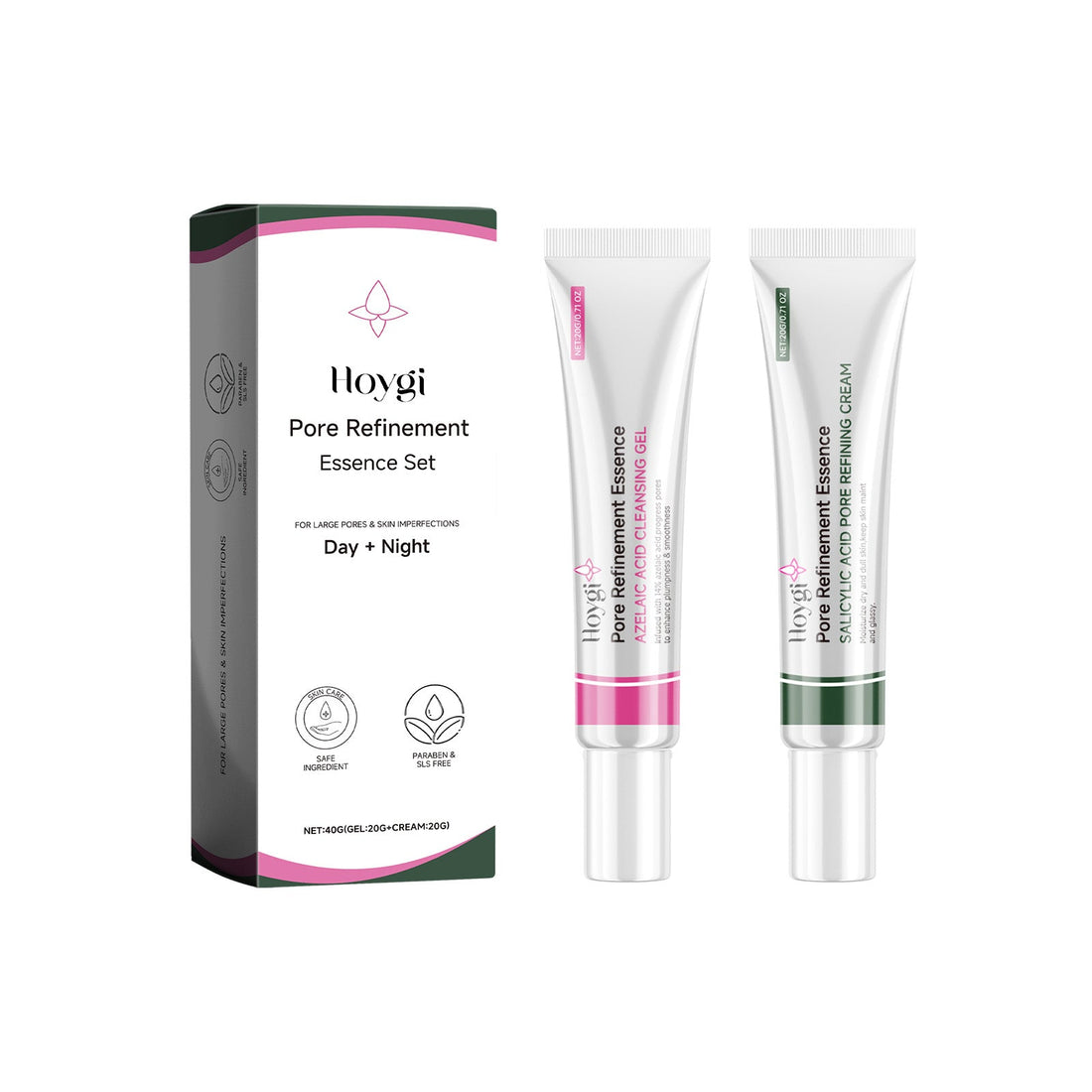 Pore Refinement Essence Set, Deeply Clean The Skin And Fine Pore Skin Cream