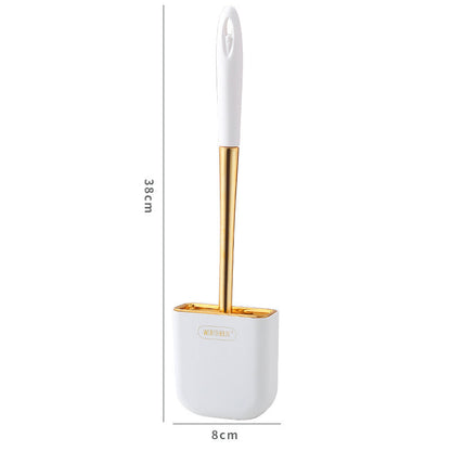 Wall-Mount Silicone Toilet Brush