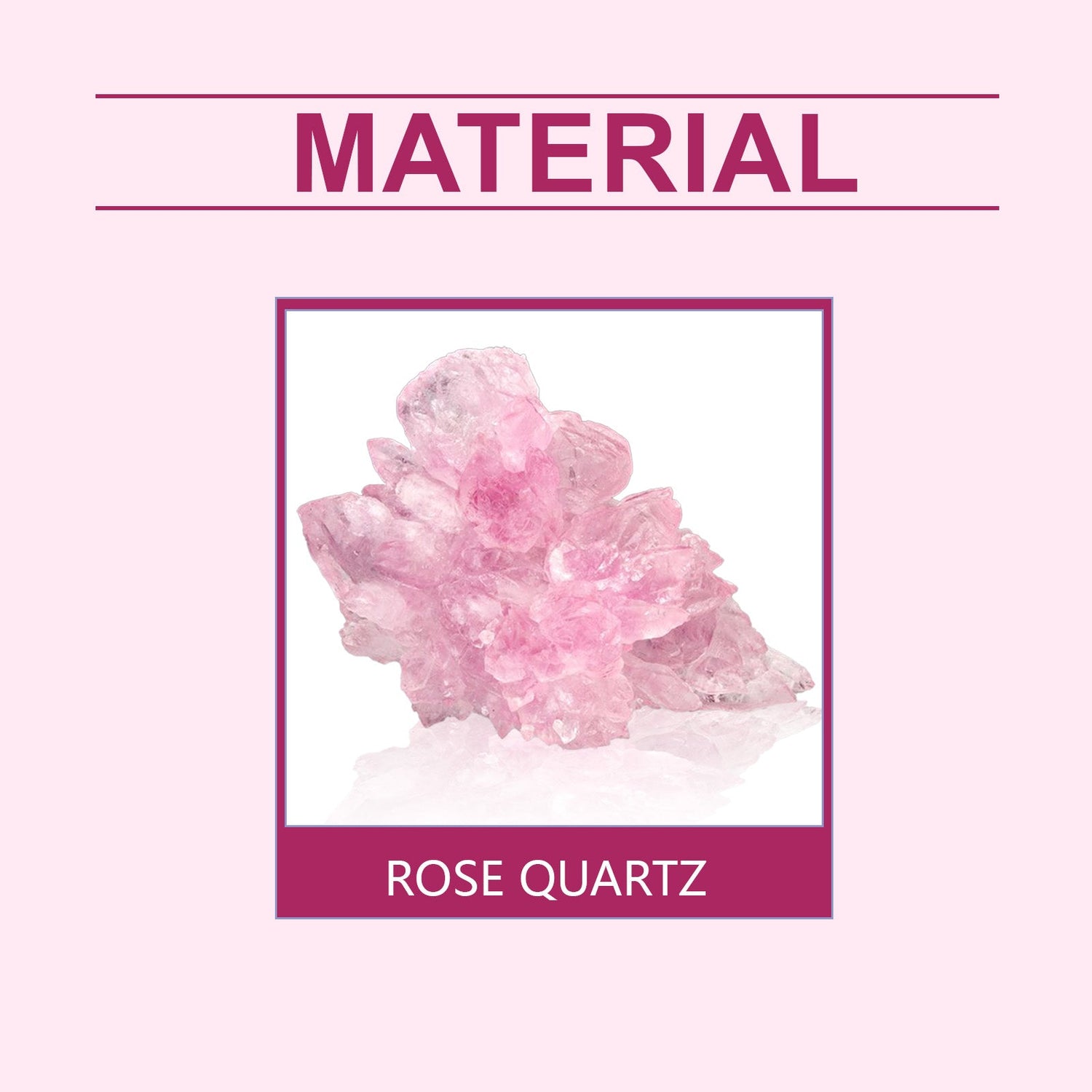 Powder Crystal Bracelet Hand Decoration Clothing Accessories Pink Beads Personality Trend Match