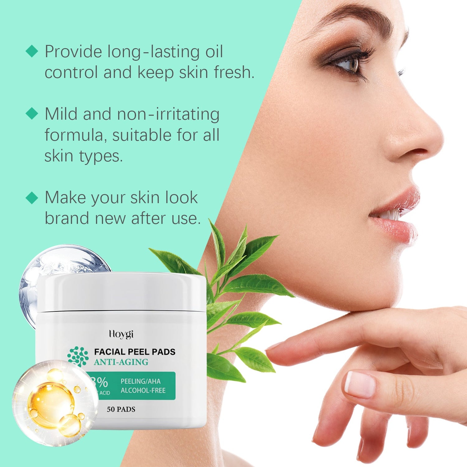 Salicylic Acid Care Patch Oil Control Refreshing Gentle Clean Care Skin Hydrating Moisturizing Cleanser