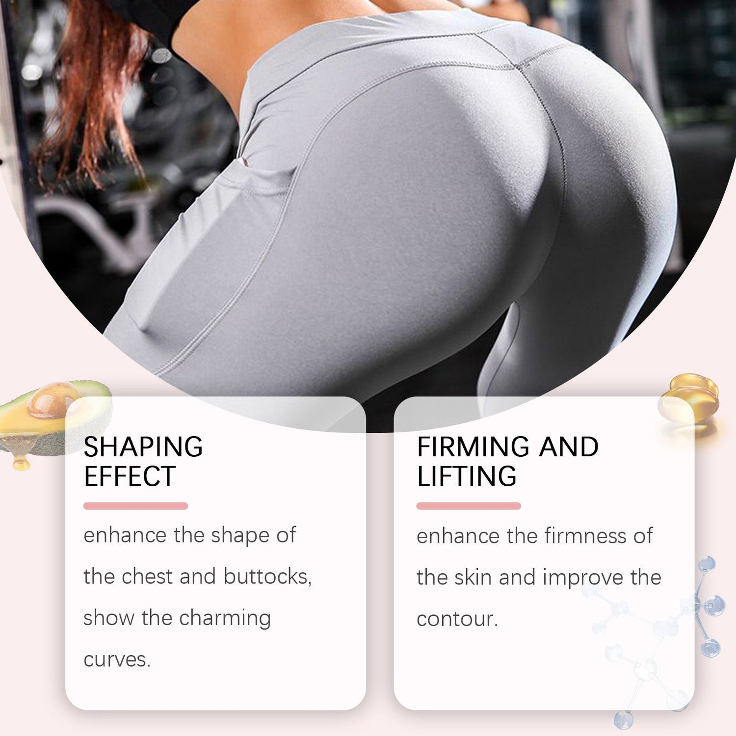 Oceaura Breast Care Cream Breast Moisturizing, Firming, Smoothing And Nourishing Butt Skin Body Care Cream