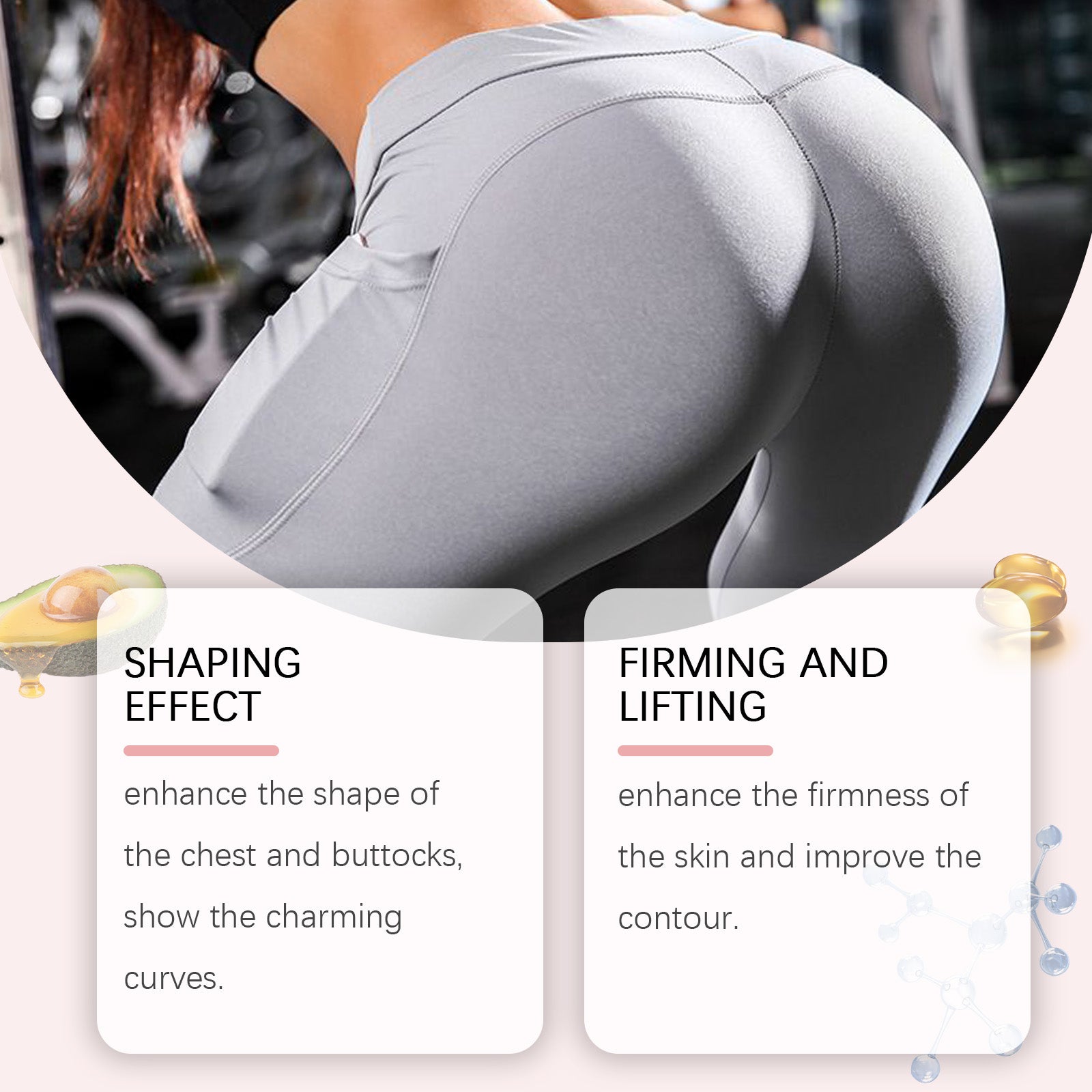 Oceaura Breast Care Cream Breast Moisturizing, Firming, Smoothing And Nourishing Butt Skin Body Care Cream