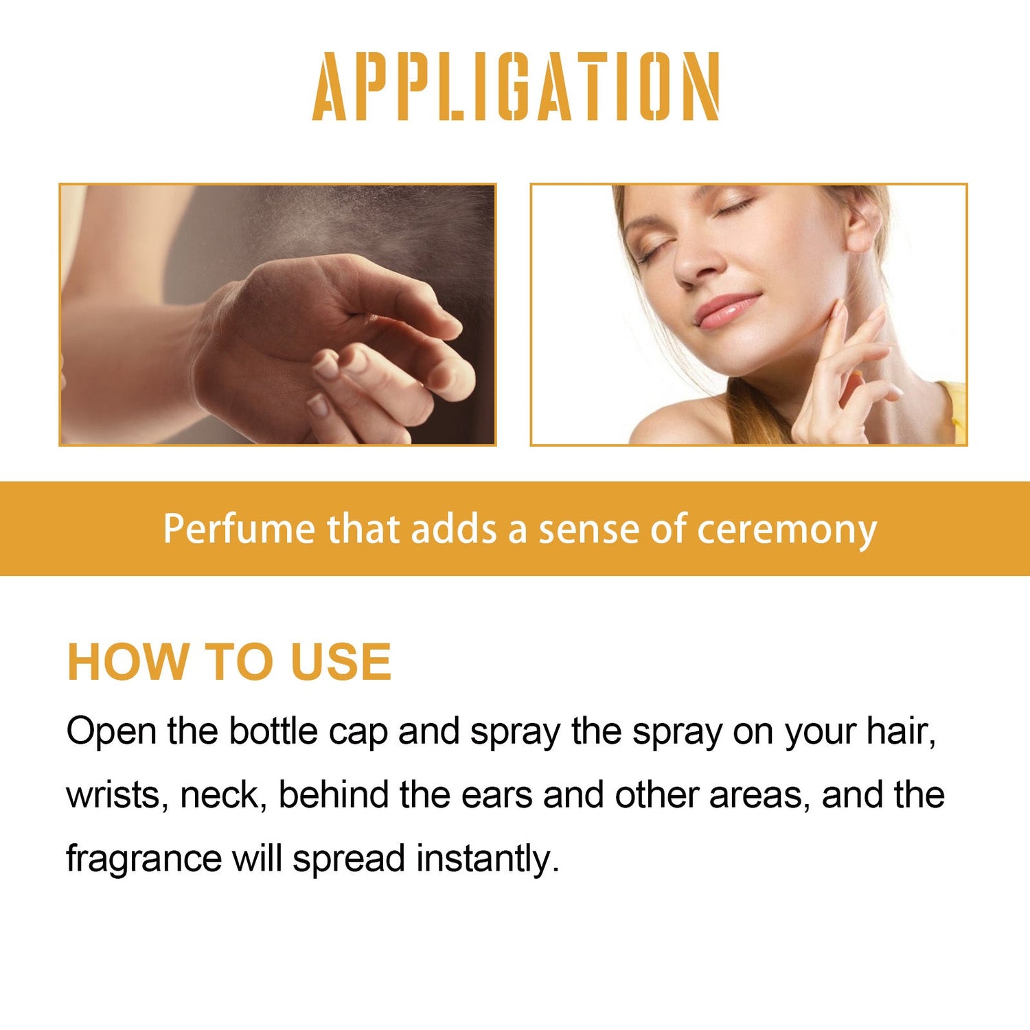 Perfume Spray Fresh Lasting Fragrance Non-Pungent Women&