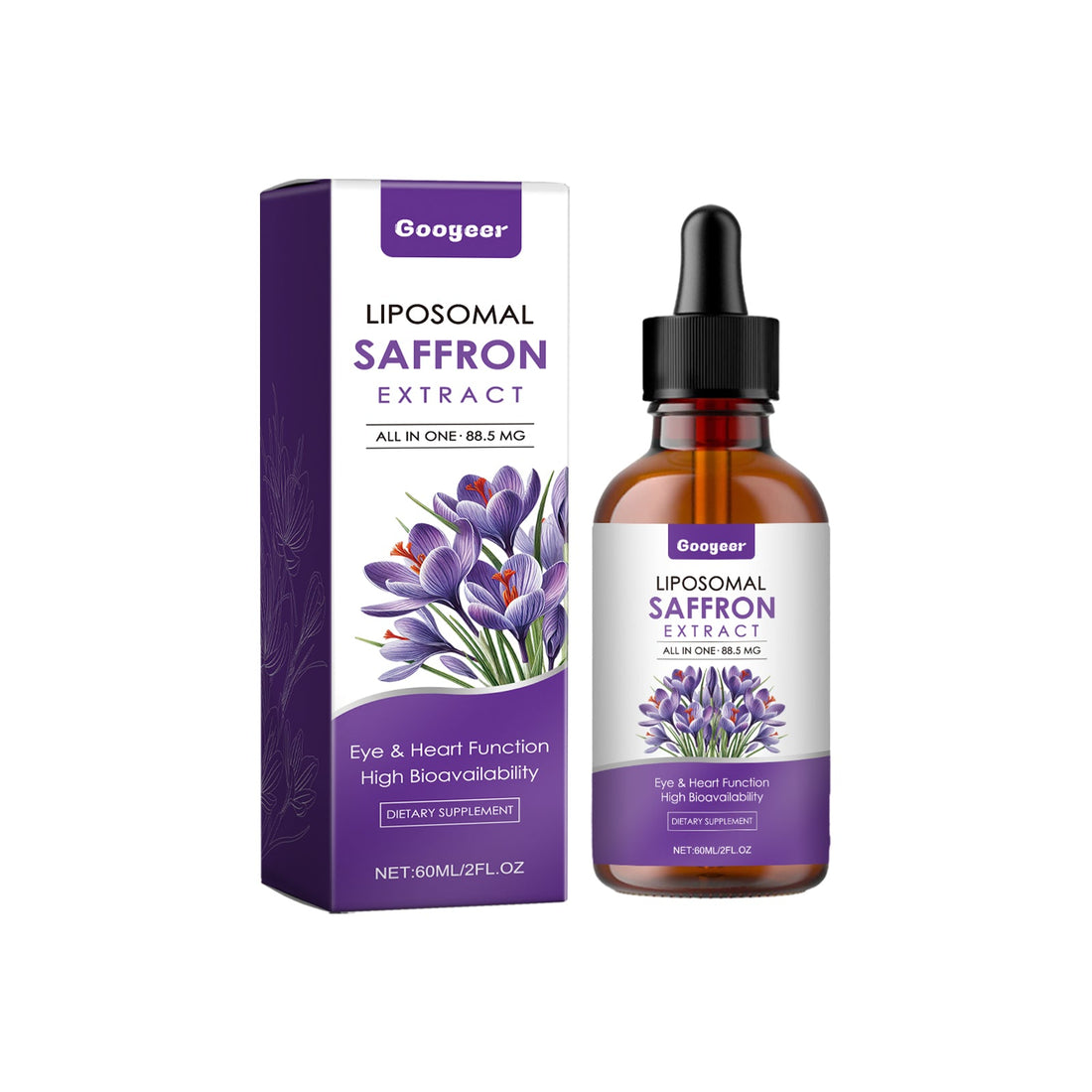 Saffron Body Therapy Supplement Drops
