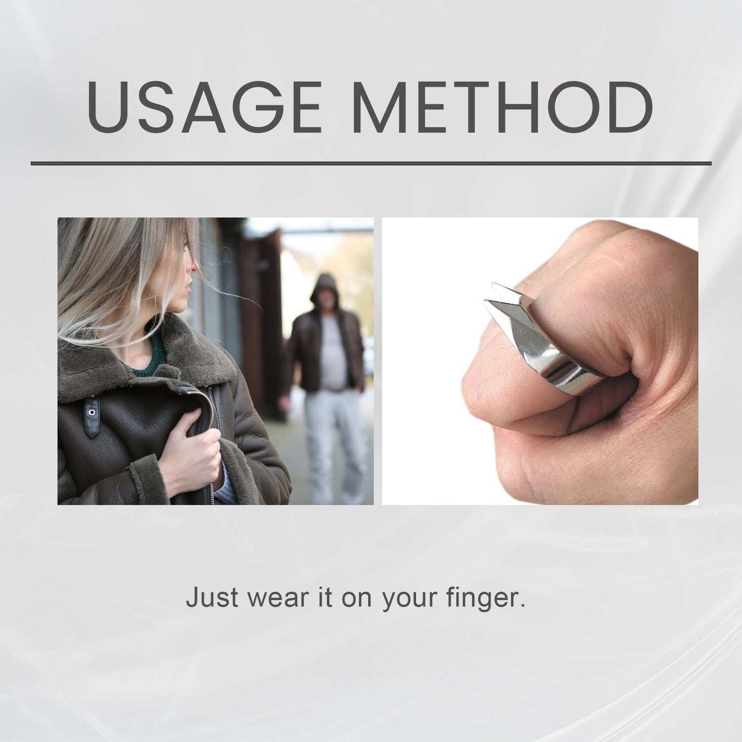 SparkArmor Sharp Cat Ears Guardian Ring, Men&