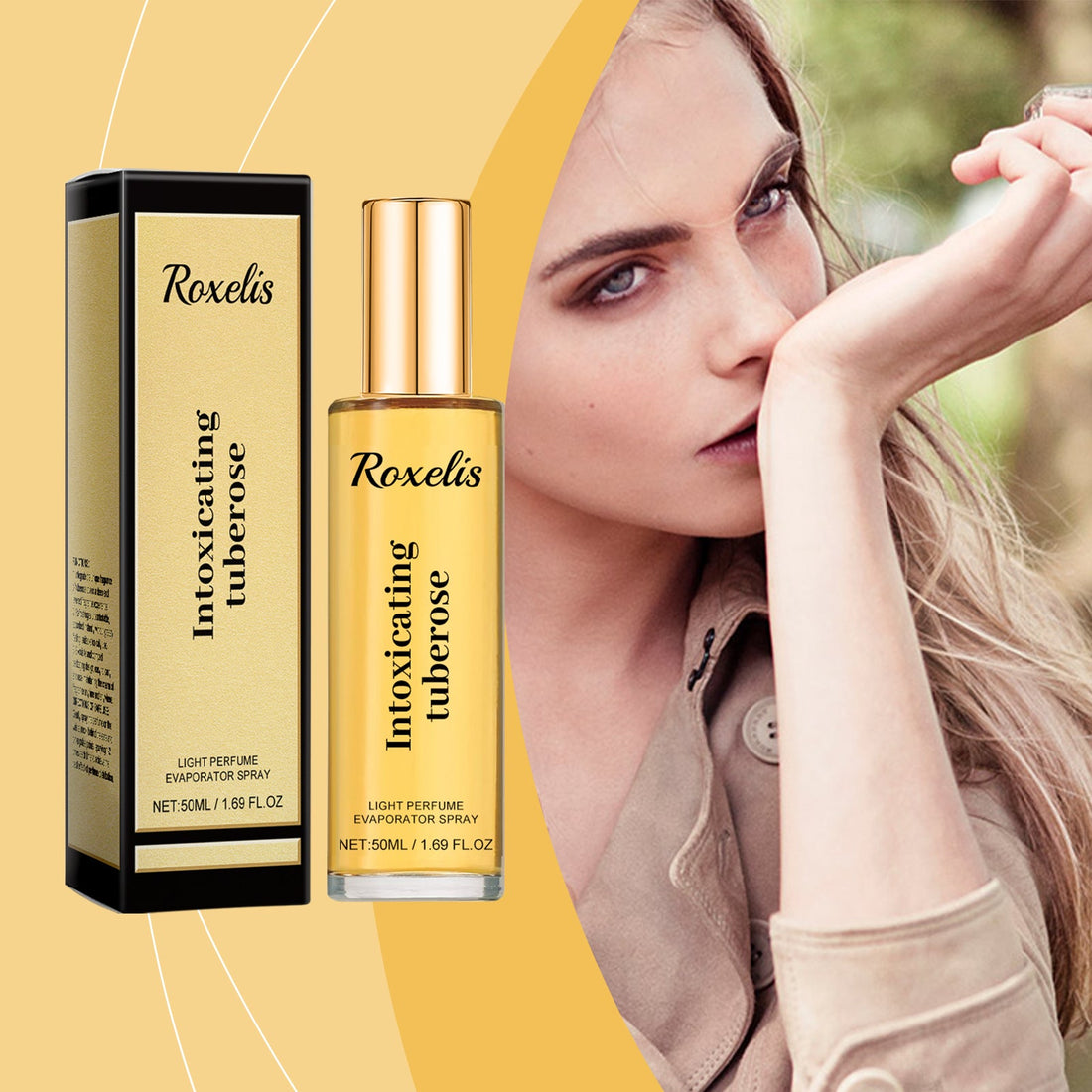 Tuberose Charm Eau De Toilette Natural Light Elegant Couple Dating Exudes Charm Portable Long-Lasting Perfume