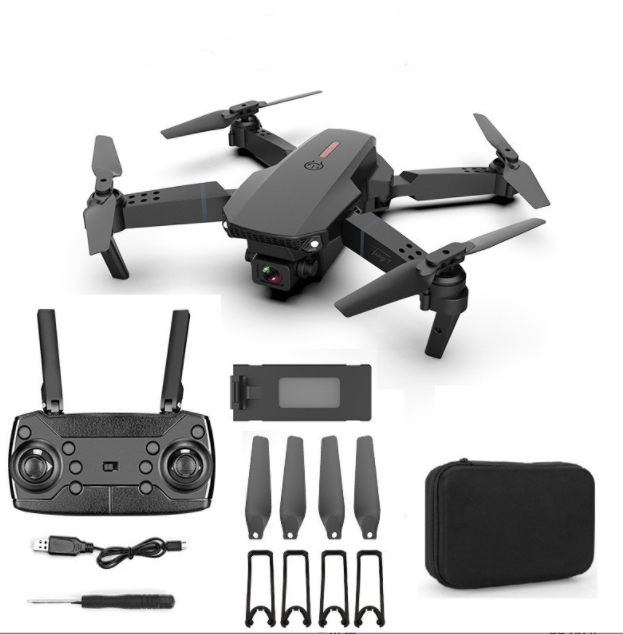 E88 Drone HD Camera Quadcopter Long Range Air Pressure Fixed Height Children&
