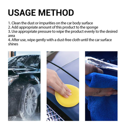 Scratch Removal Wax, Car Repair Care Paint Maintenance Refurbished Clean And Brightening Car Scratch Repair Cream