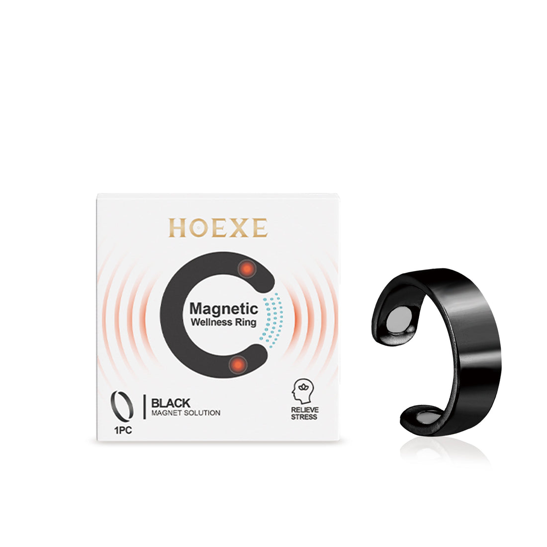 Black Magnet Ring