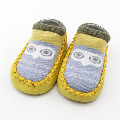 Spring And Autumn New Baby Shoes And Socks Soft Bottom Cartoon Children&