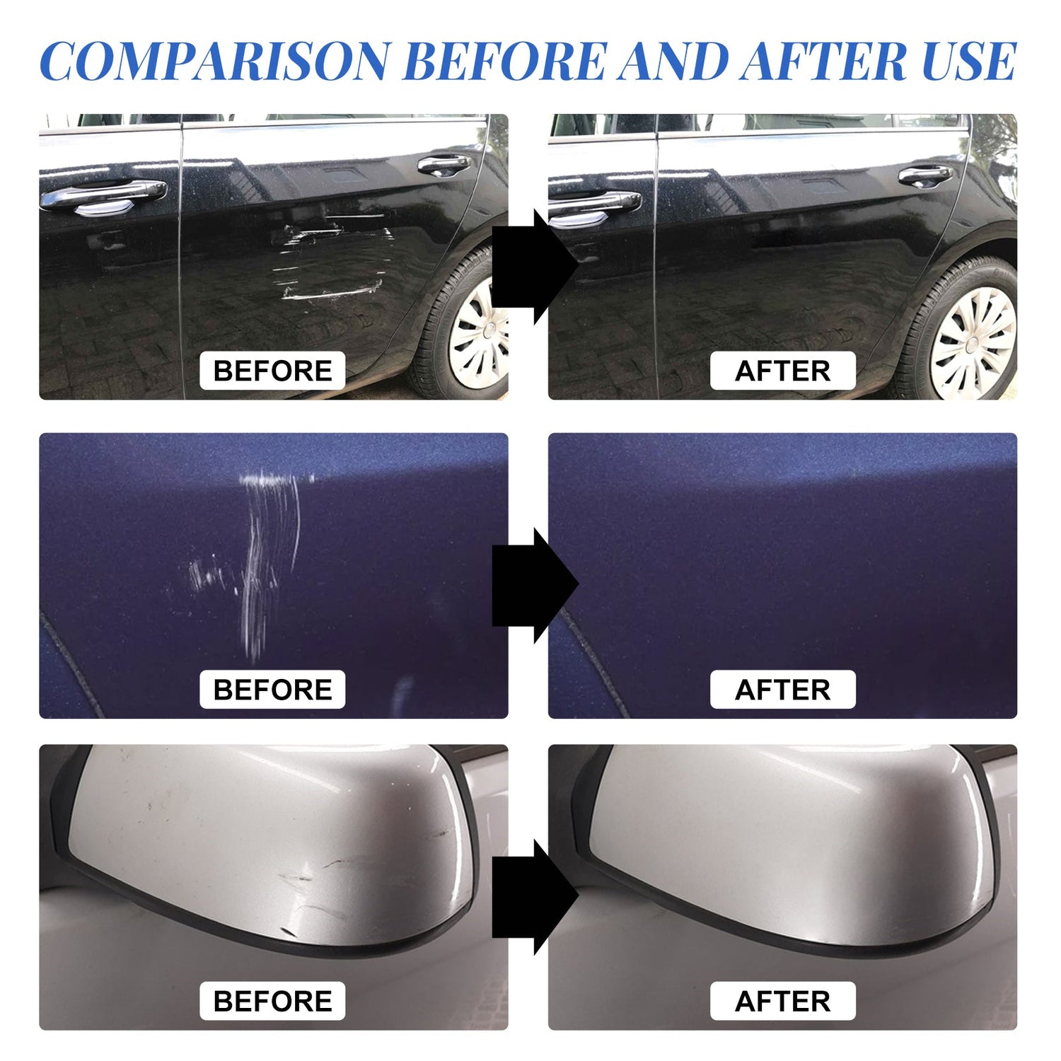 Car Scratch &amp; Swirl Remover, Car Paint Scratches Scratches Repair Cleaning And Polishing Refurbishment Maintenance Kit