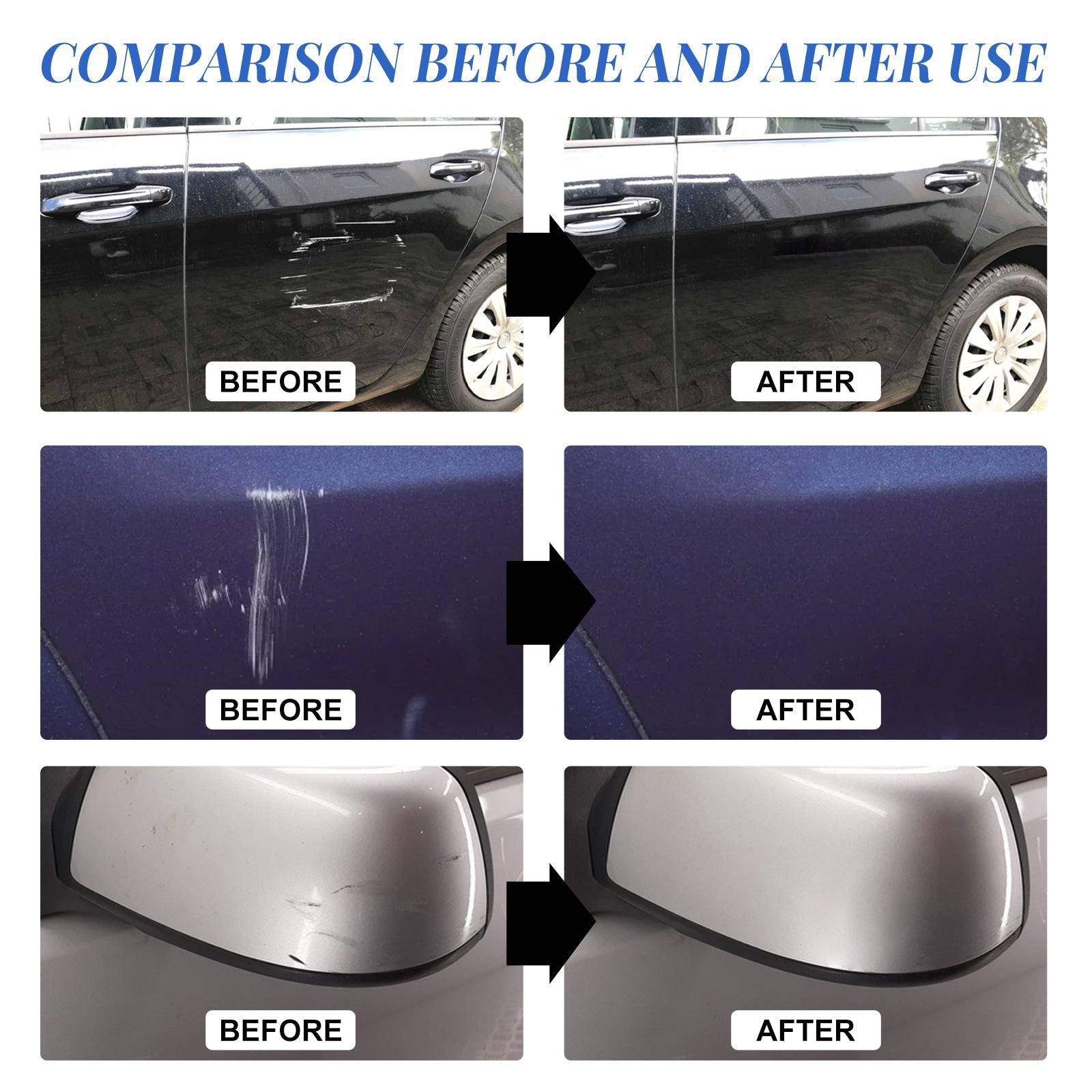 Car Scratch &amp; Swirl Remover, Car Paint Scratches Scratches Repair Cleaning And Polishing Refurbishment Maintenance Kit