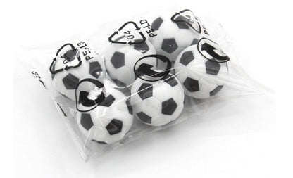 6 Pcs Table Football Plastic Soccer Ball Indoor Games 32mm