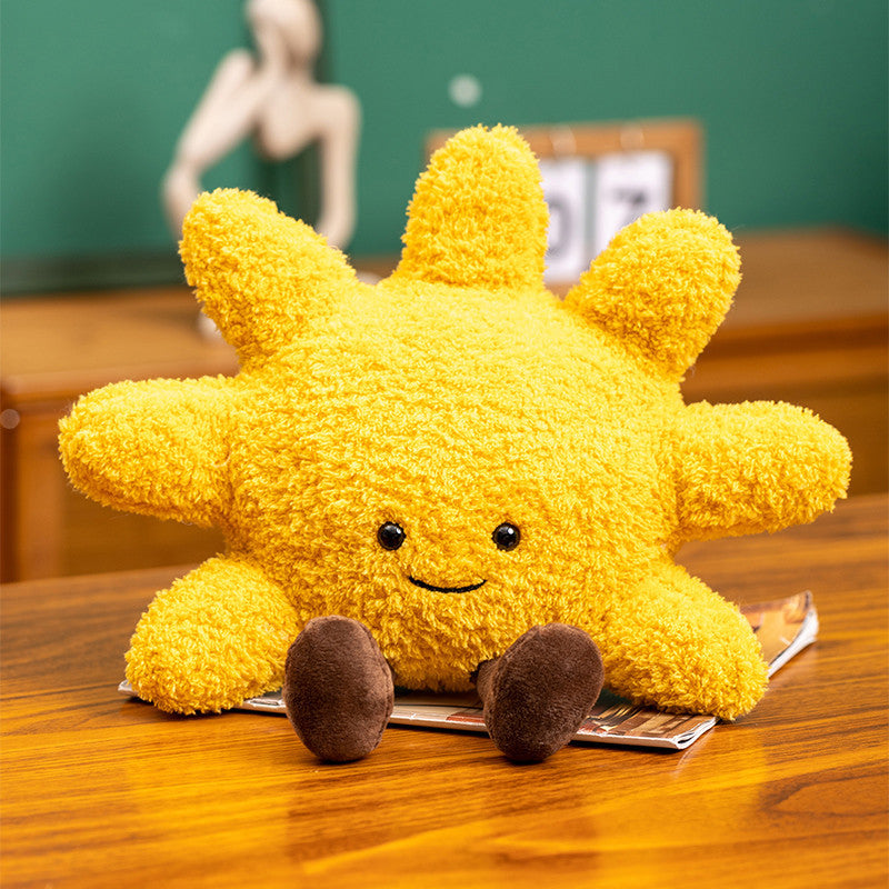 Amuseable Sun Small Sun Pillow Stuffed Toy Moon Cloud Cushion Pillow Doll Doll