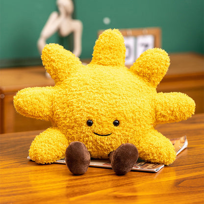 Amuseable Sun Small Sun Pillow Stuffed Toy Moon Cloud Cushion Pillow Doll Doll