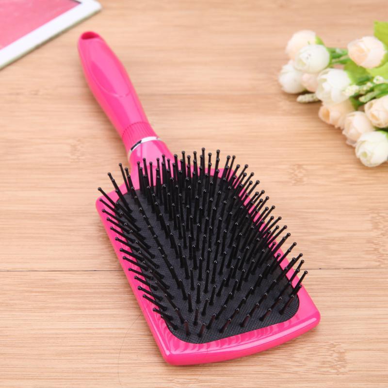 Hair Massage Comb Hairbrush Bristle&amp;Nylon Women Wet Curly Hair Brush for Salon Hairdressing Styling Tools