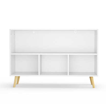 Kids bookcase with Collapsible Fabric Drawers Children&