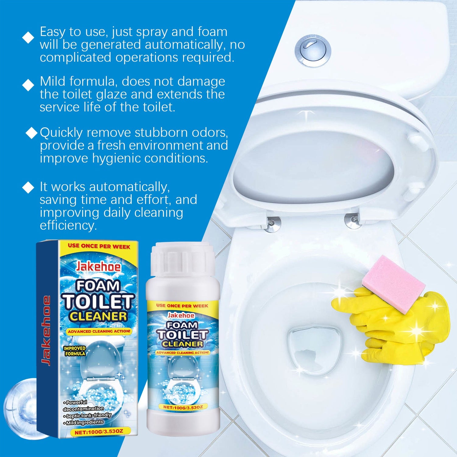 Foam Toilet Bowl Cleaner