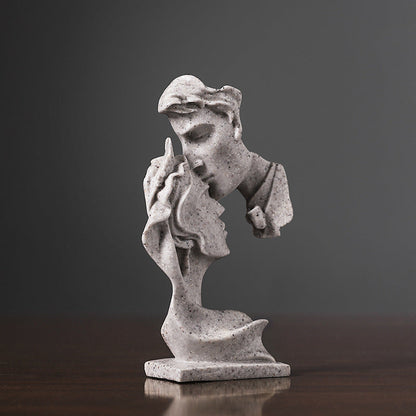 Abstract art couple decoration living room wine cabinet study decoration figure sculpture handicrafts