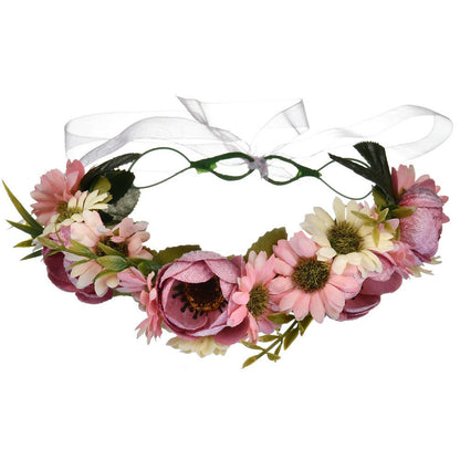 Pearl velvet flower headband headband rose flower headband photo shoot
