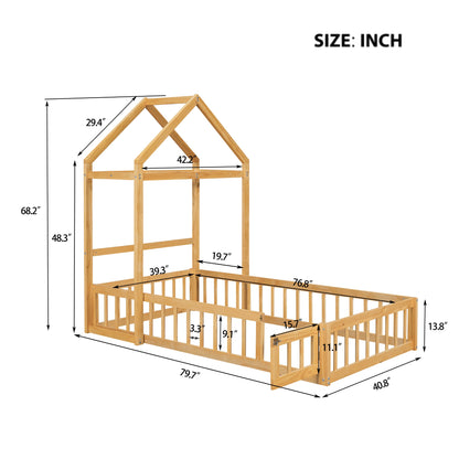 Wooden Twin Size Children&