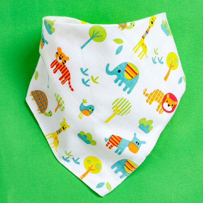 Baby Drooling Towel Baby Triangle Towel Double Layer According To The Buckle Newborn Child Headscarf Bib Scarf Spring And Summer Four Seasons