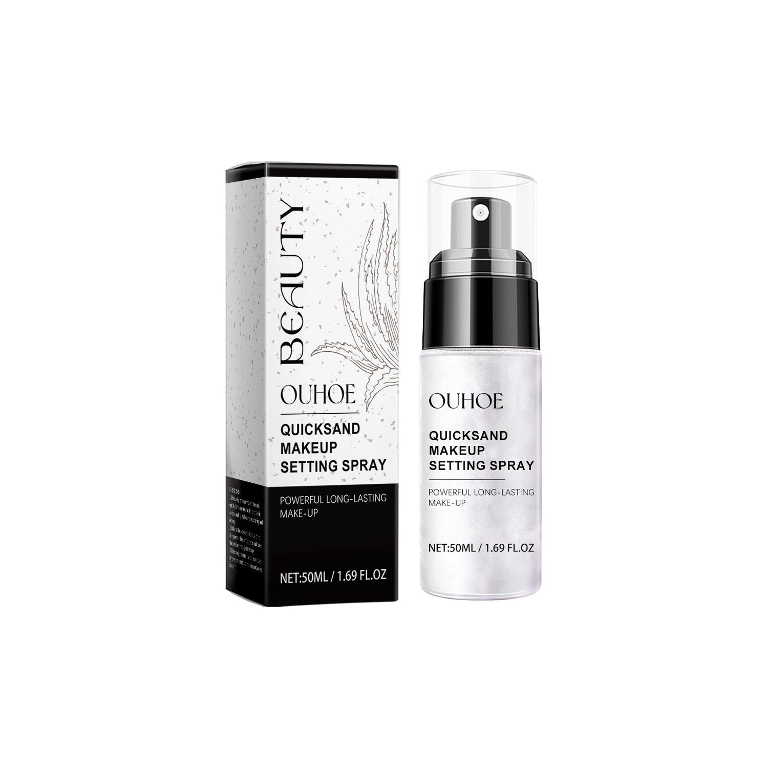 Quicksand Setting Spray Natural Lightweight Multi-Effect Moisture Moisture Mist Refreshing Portable Makeup Spray