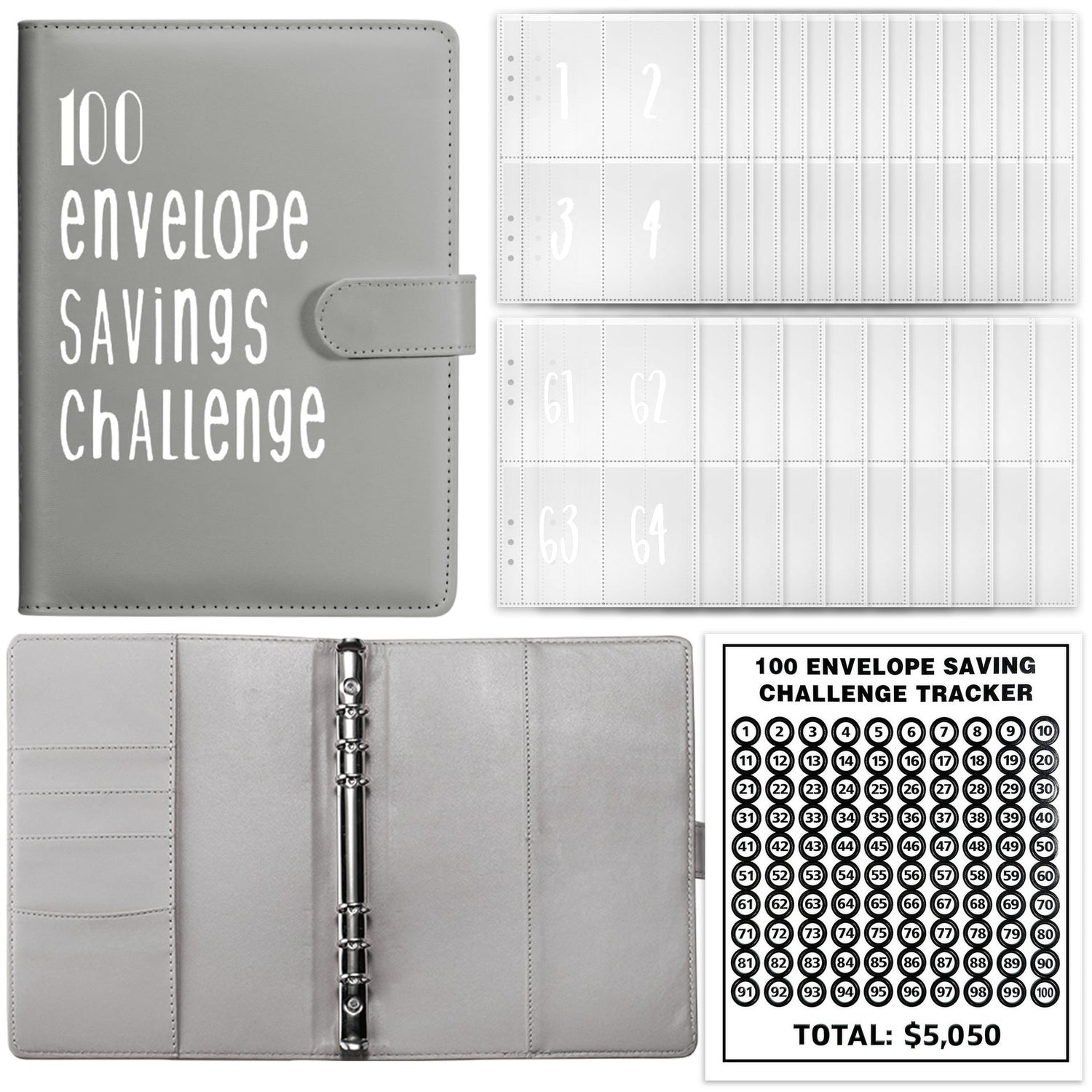 100 Day Challenge Loose leaf Notebook Couple&