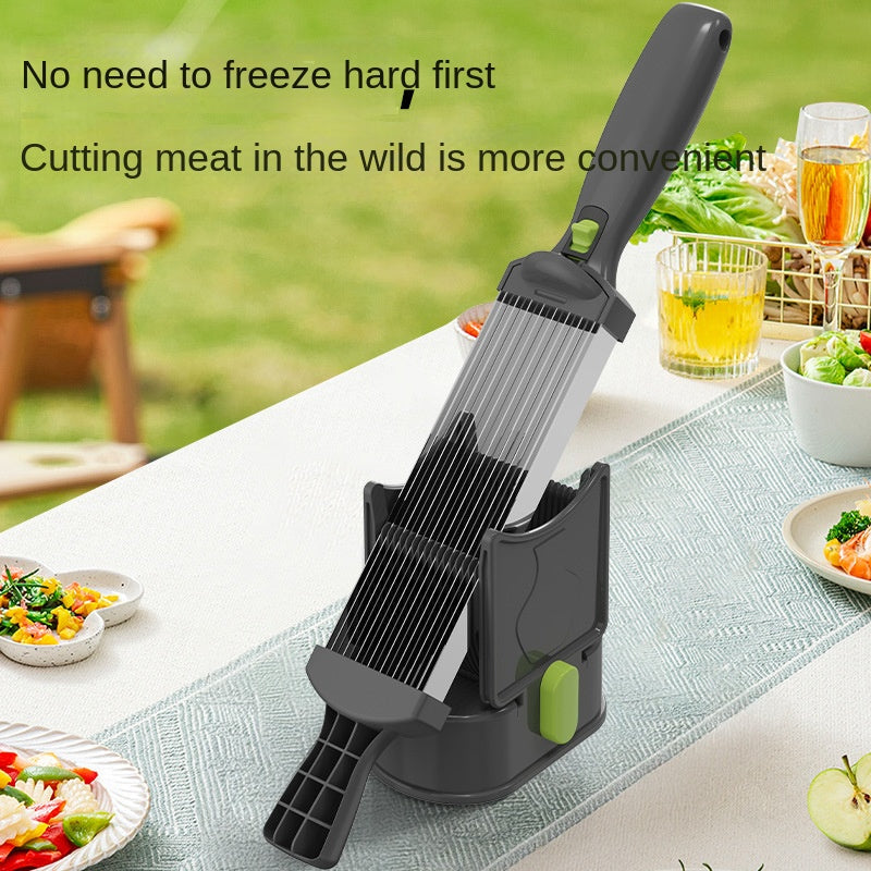 Kitchen Knife Set Home Cooking BBQ Hot Pot Fresh Meat Cutter Beef Mutton Slicer and Shredder for Poultry Meat &amp; Hotpot