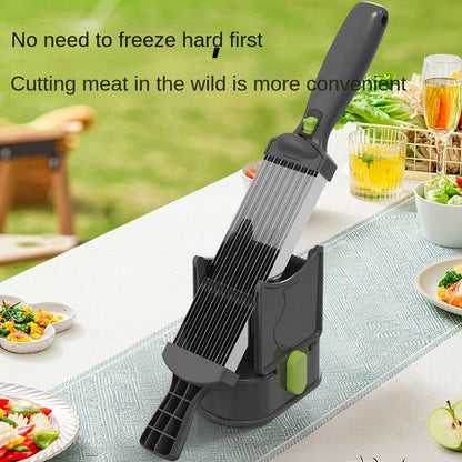 Kitchen Knife Set Home Cooking BBQ Hot Pot Fresh Meat Cutter Beef Mutton Slicer and Shredder for Poultry Meat &amp; Hotpot
