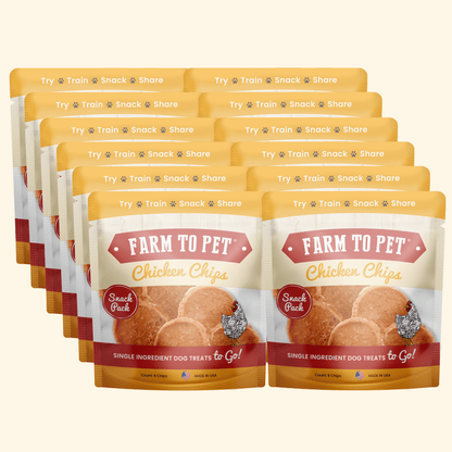 Chicken Chips Snack Pack Bundles | Dog Party Favors &amp; Training Treats
