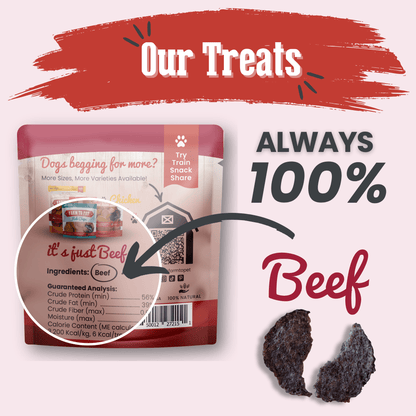Beef Chips Snack Pack Bundles | Dog Treats for Training &amp; Travel