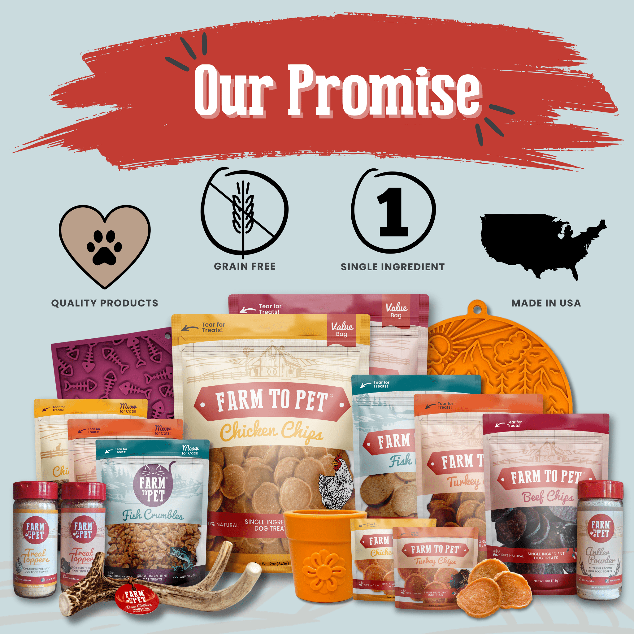 Fish Chips Snack Pack Bundles | Dog Treats for Training &amp; Travel