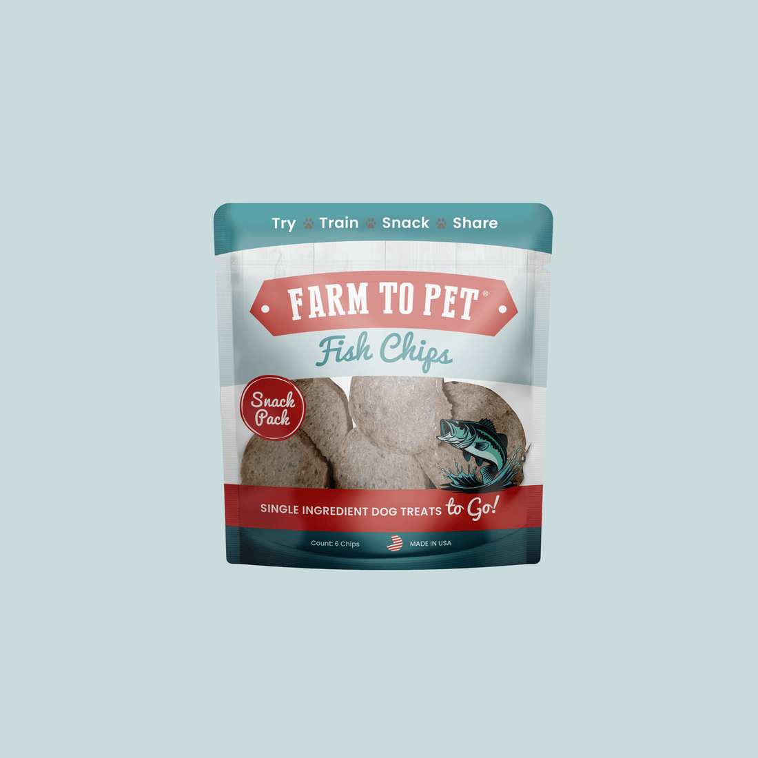Fish Chips Snack Pack Bundles | Dog Treats for Training &amp; Travel